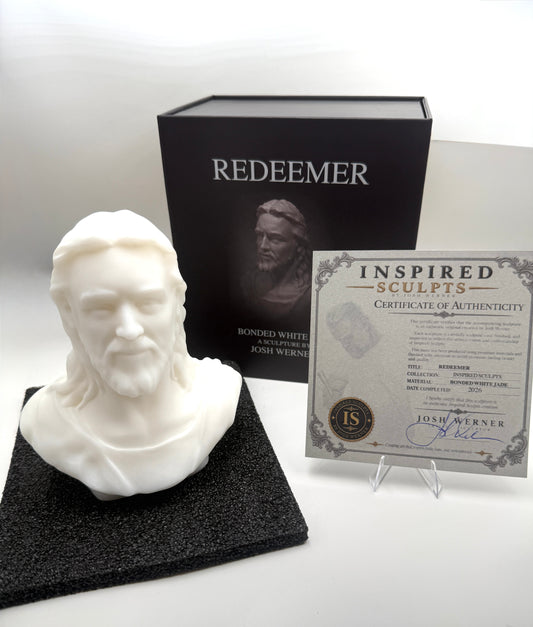 6" REDEEMER -Bonded White Jade (COMING SOON!)